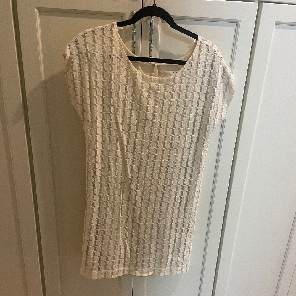 BCBGeneration Off White Dress